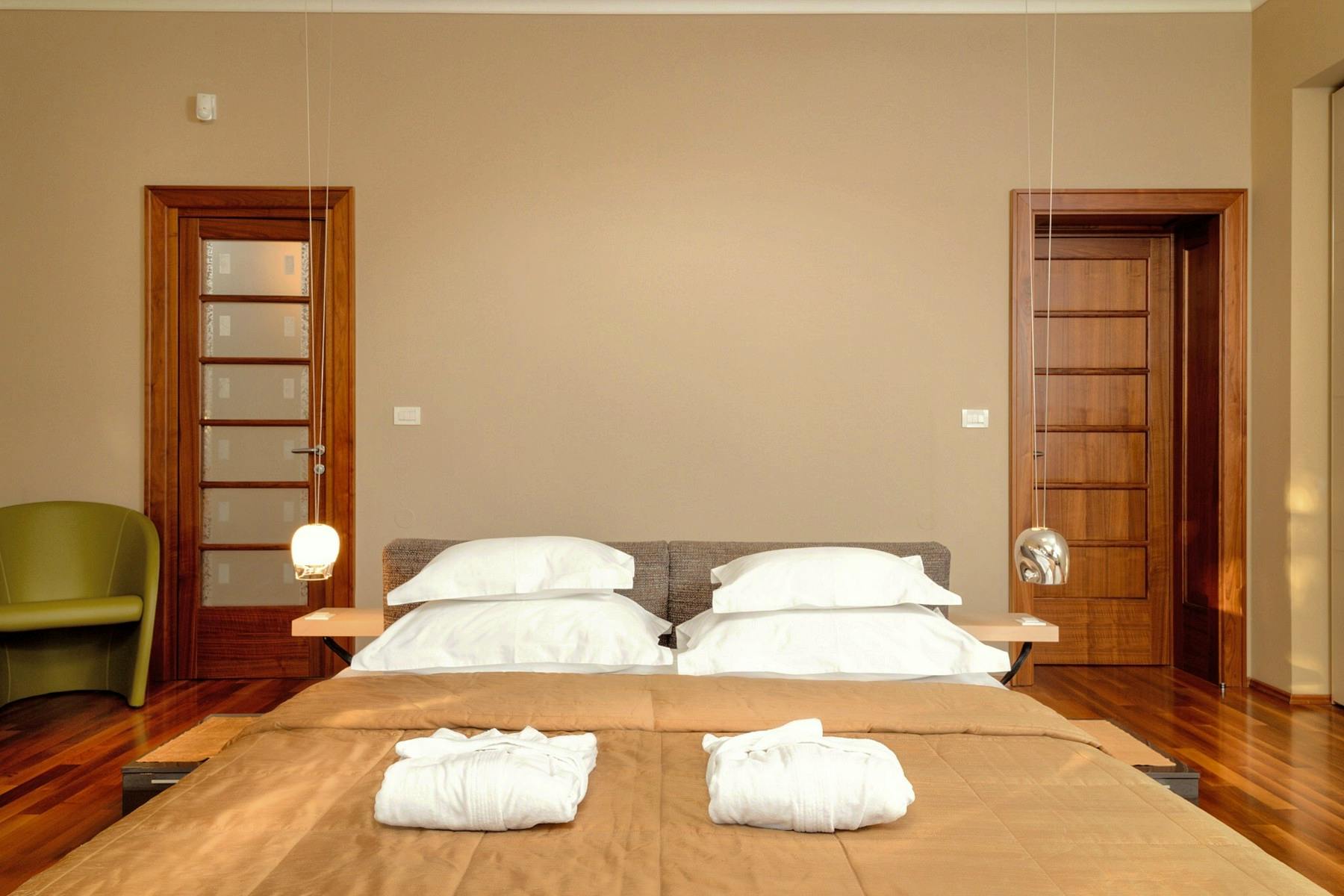 Bedroom area in the villa 