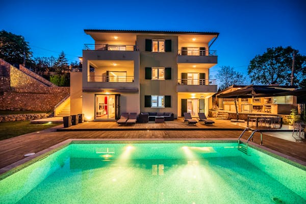Contemporary villa for sale in Opatija