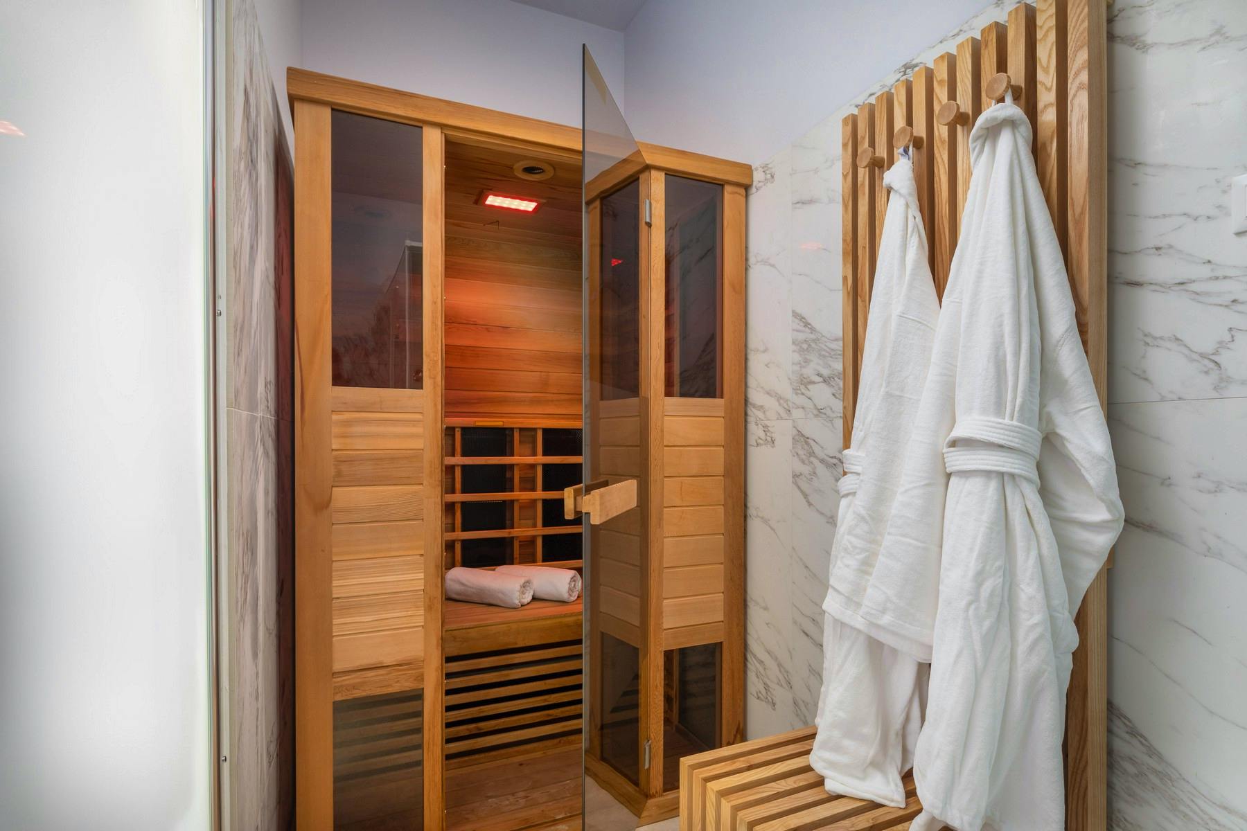 Sauna u sklopu spa prostorije