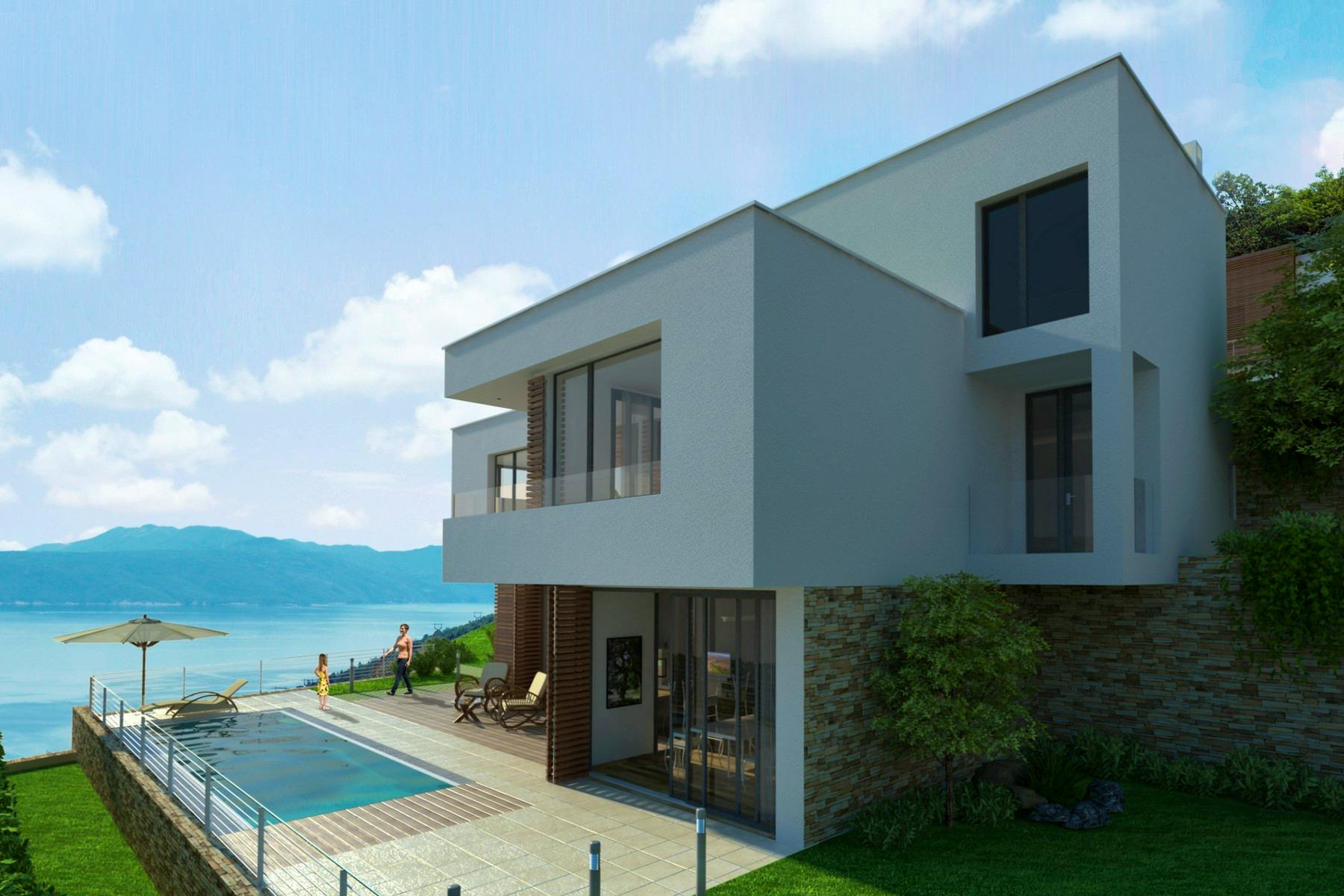 Contemporary villa project in Opatija for sale