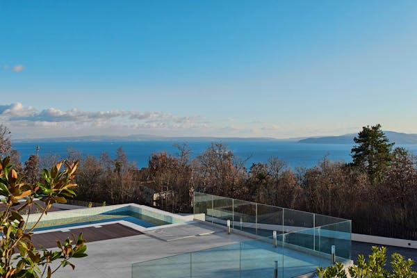 Stunning sea view from the villas