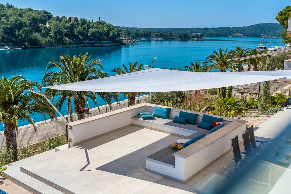 Otvoreni pogled na more iz lounge zone