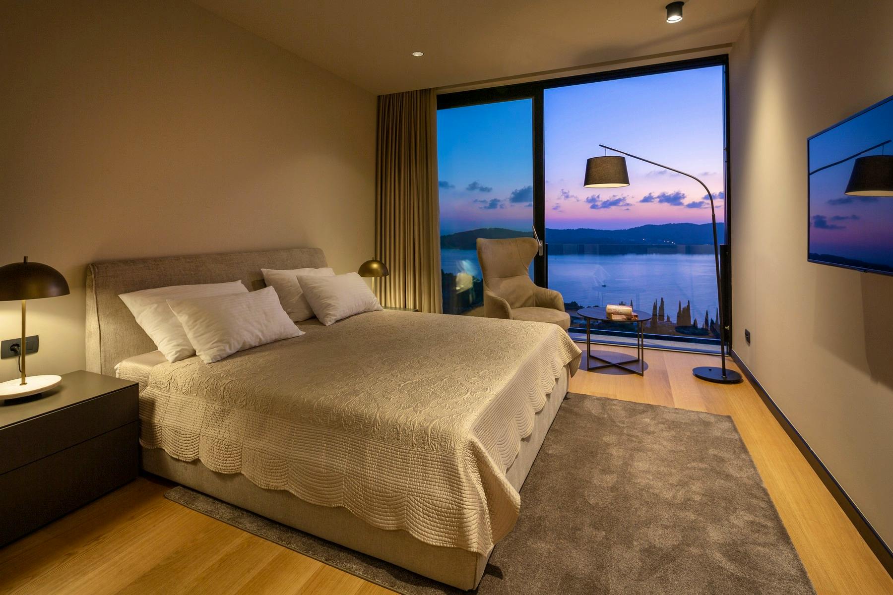 Scenic sea view from the bedroom