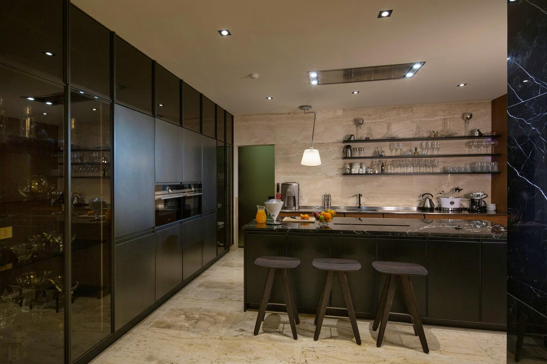 Fully-equipped modern kitchen