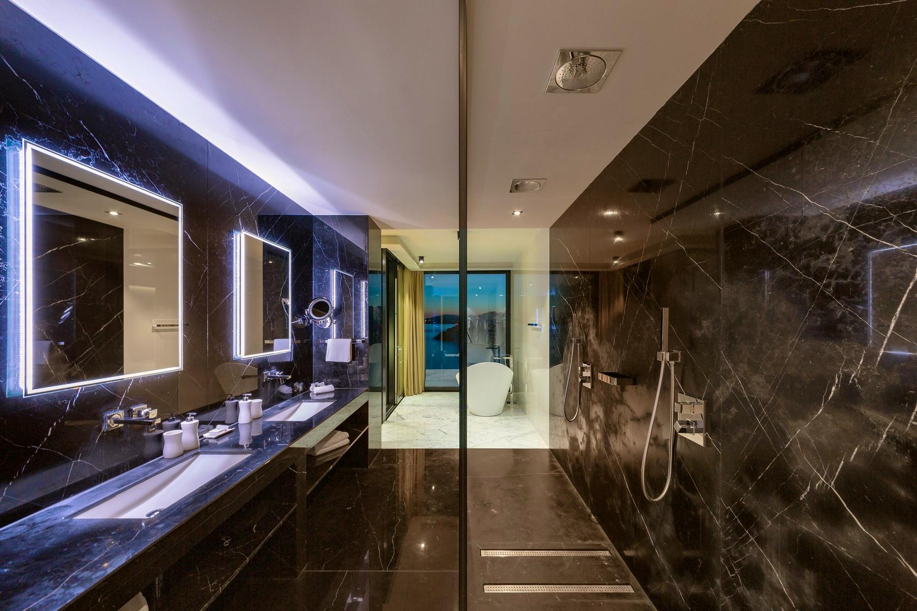 Modern bathrooom area
