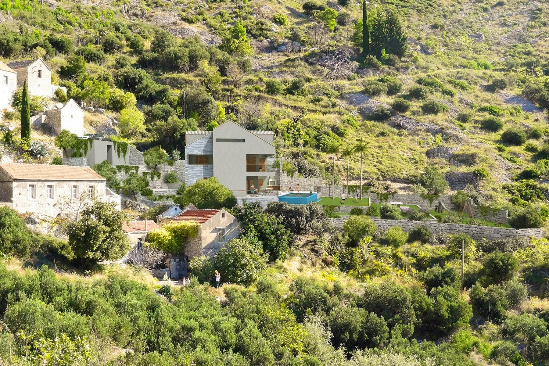 Unique villa project on the island of Hvar