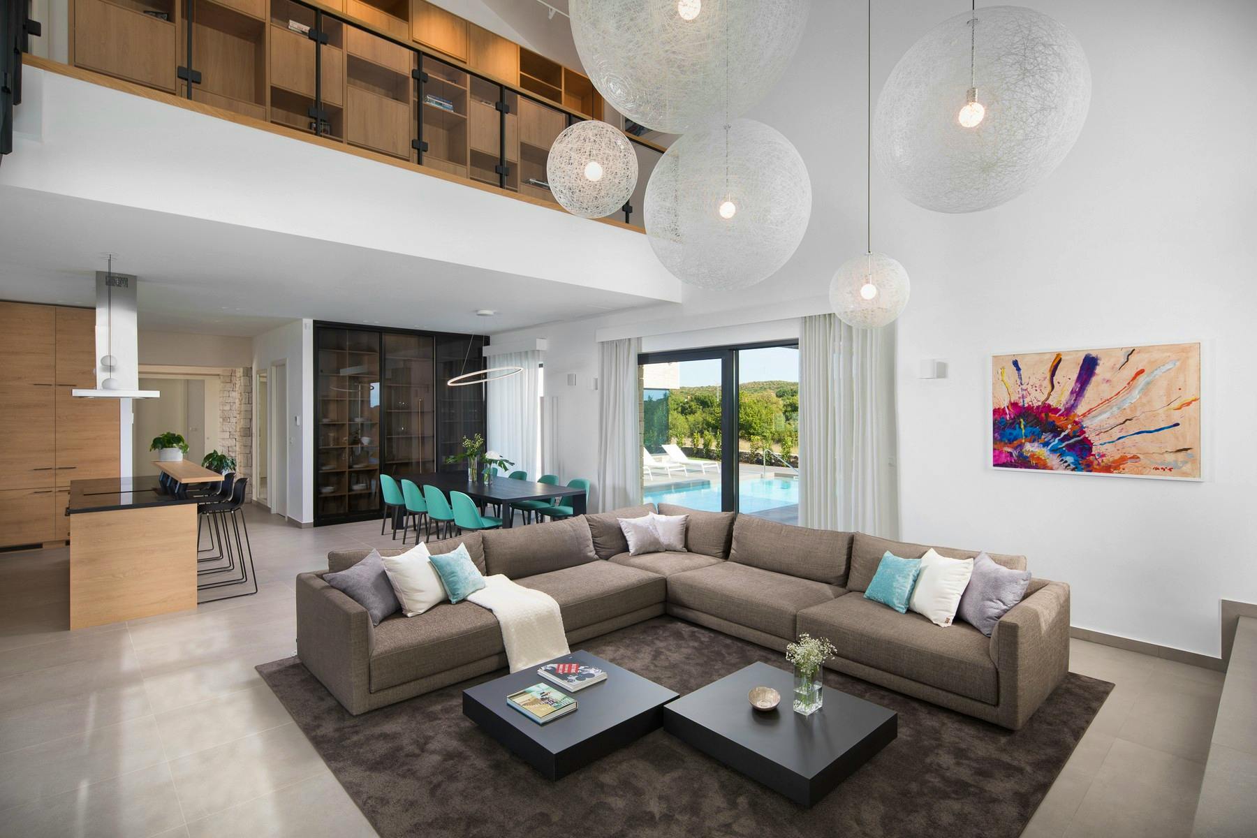 Open concept living area