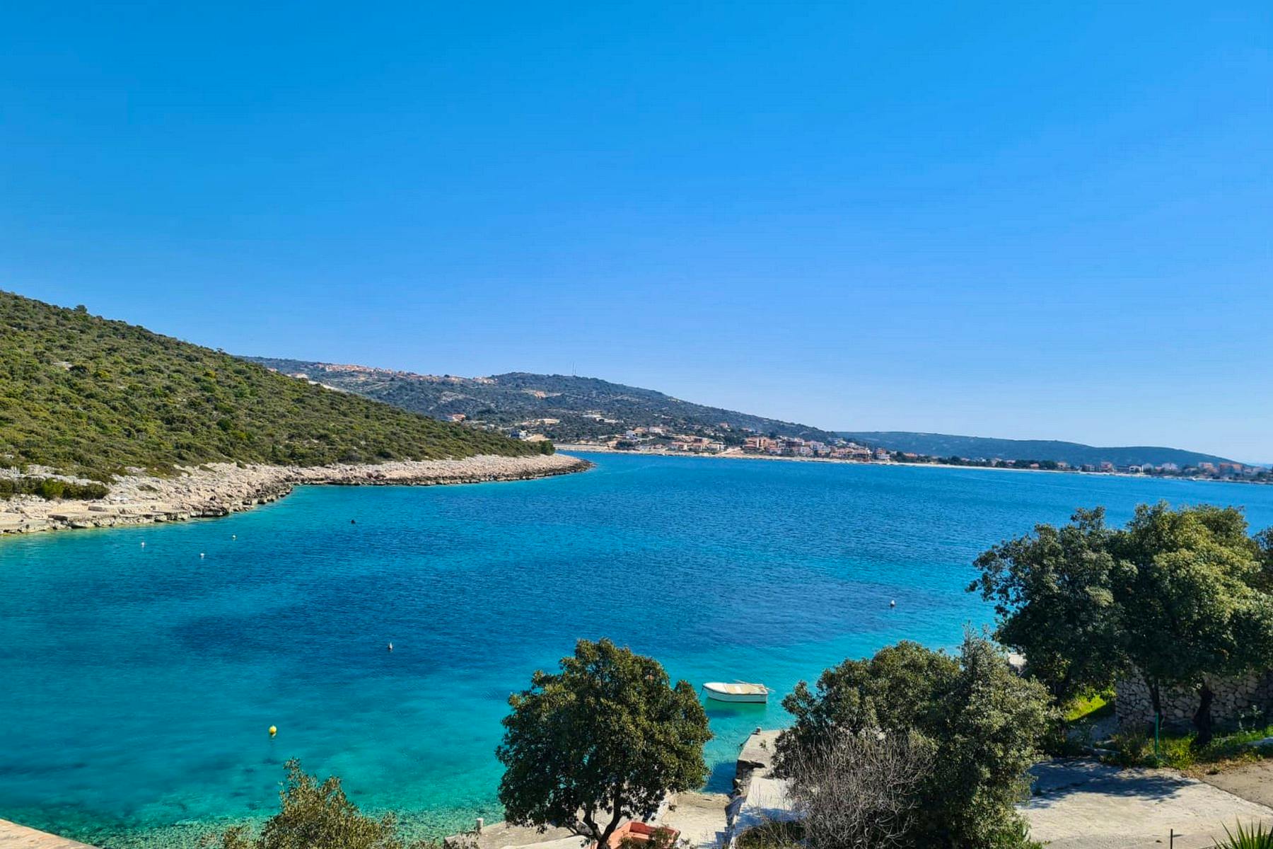 Scenic sea view from the villa