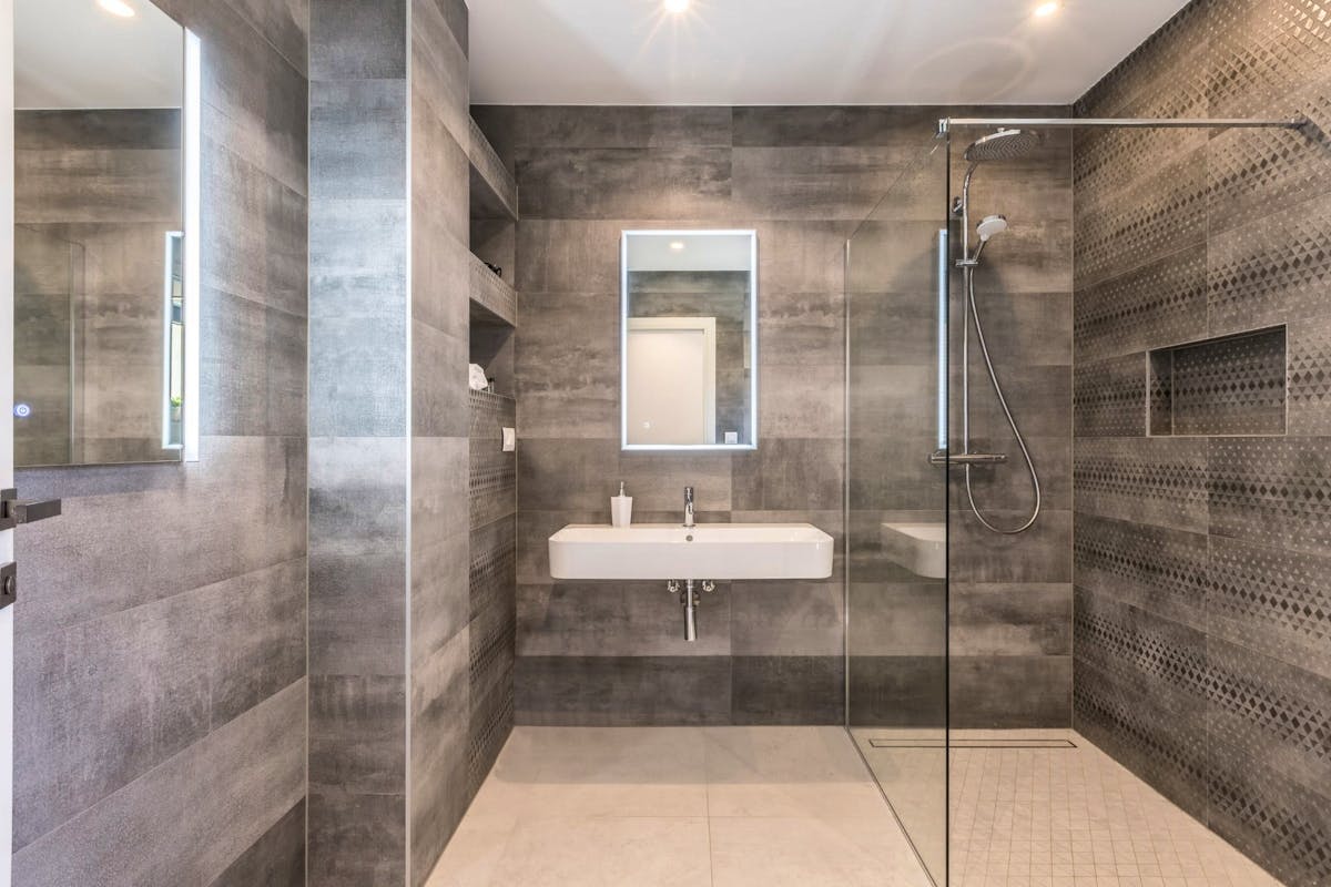 Luxury bathroom space