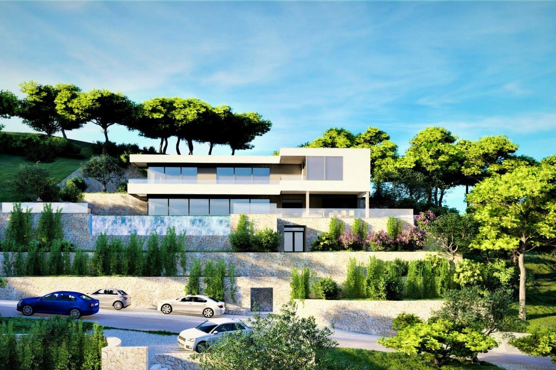 Project for modern villa on Mljet