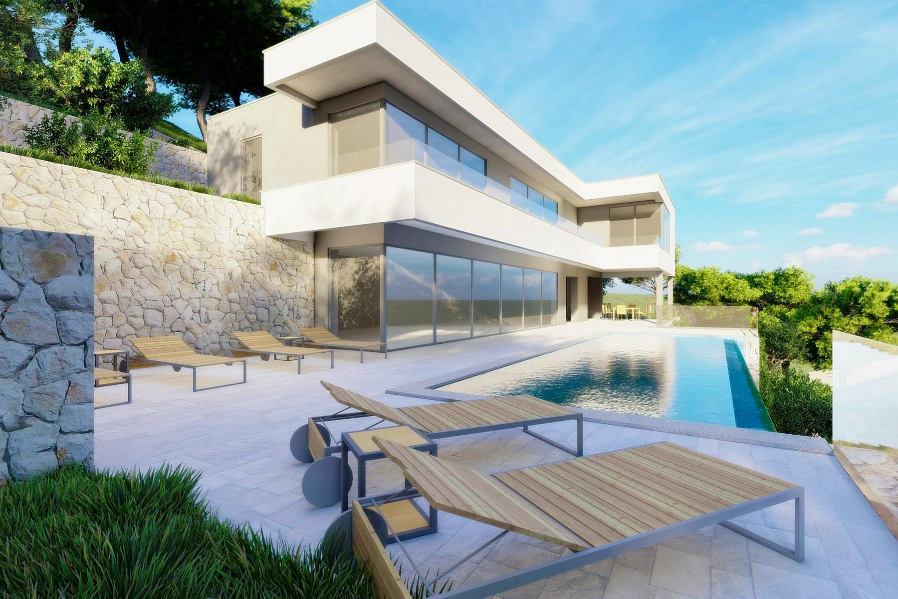 Modern design villa for construction