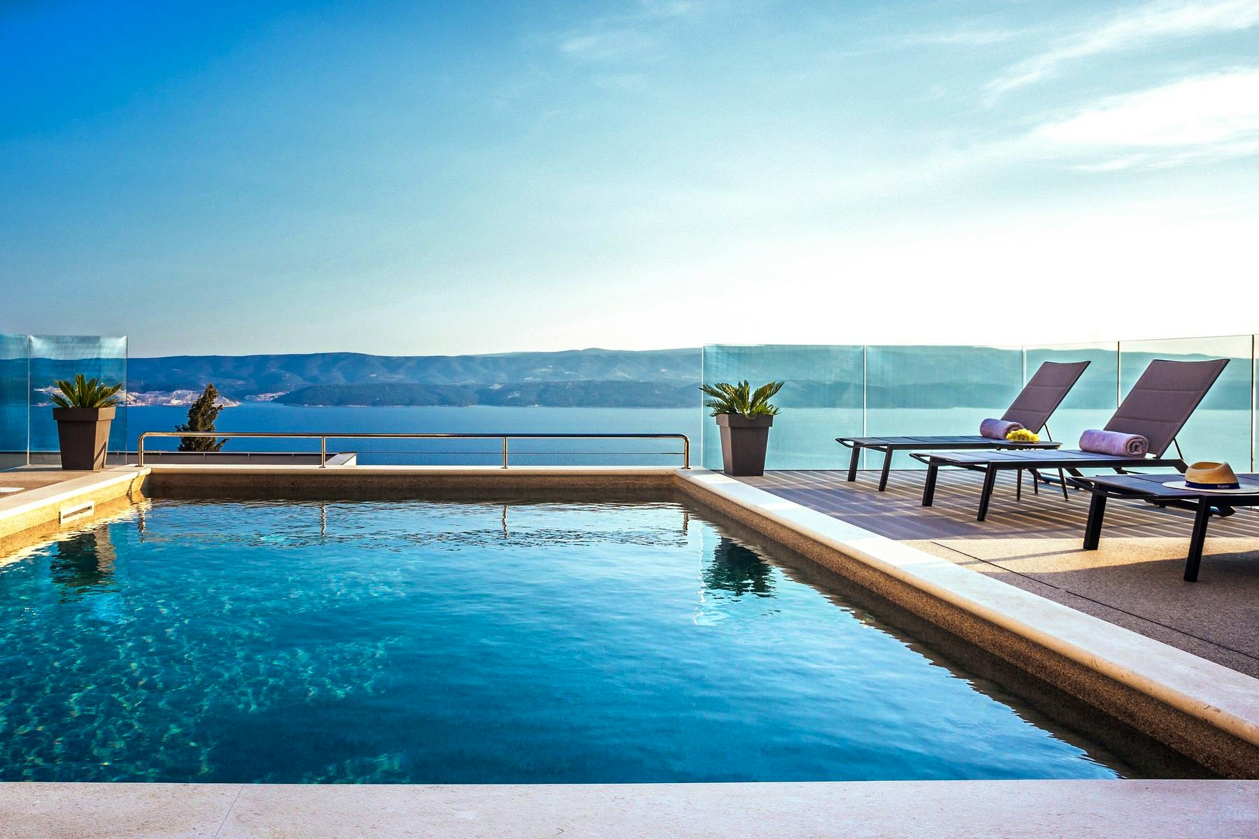 Stunning sea view from the pool terrace