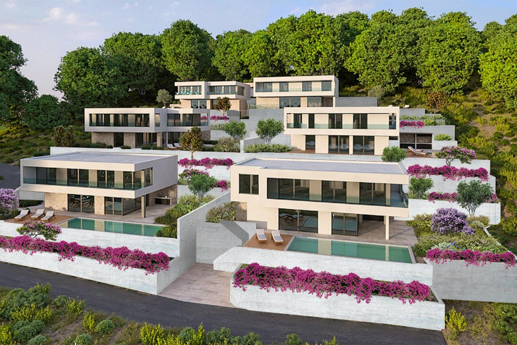 Modern villas with swimming pool