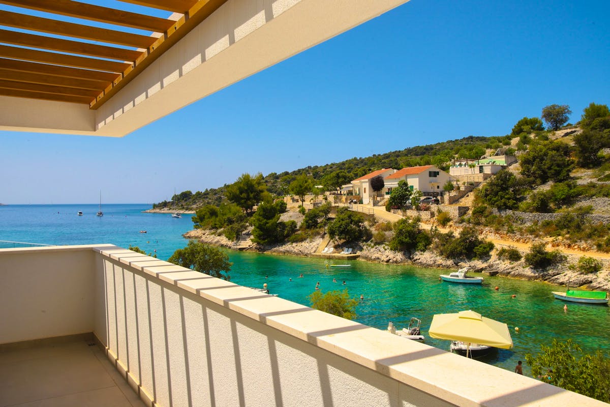 Open sea view from the balcony