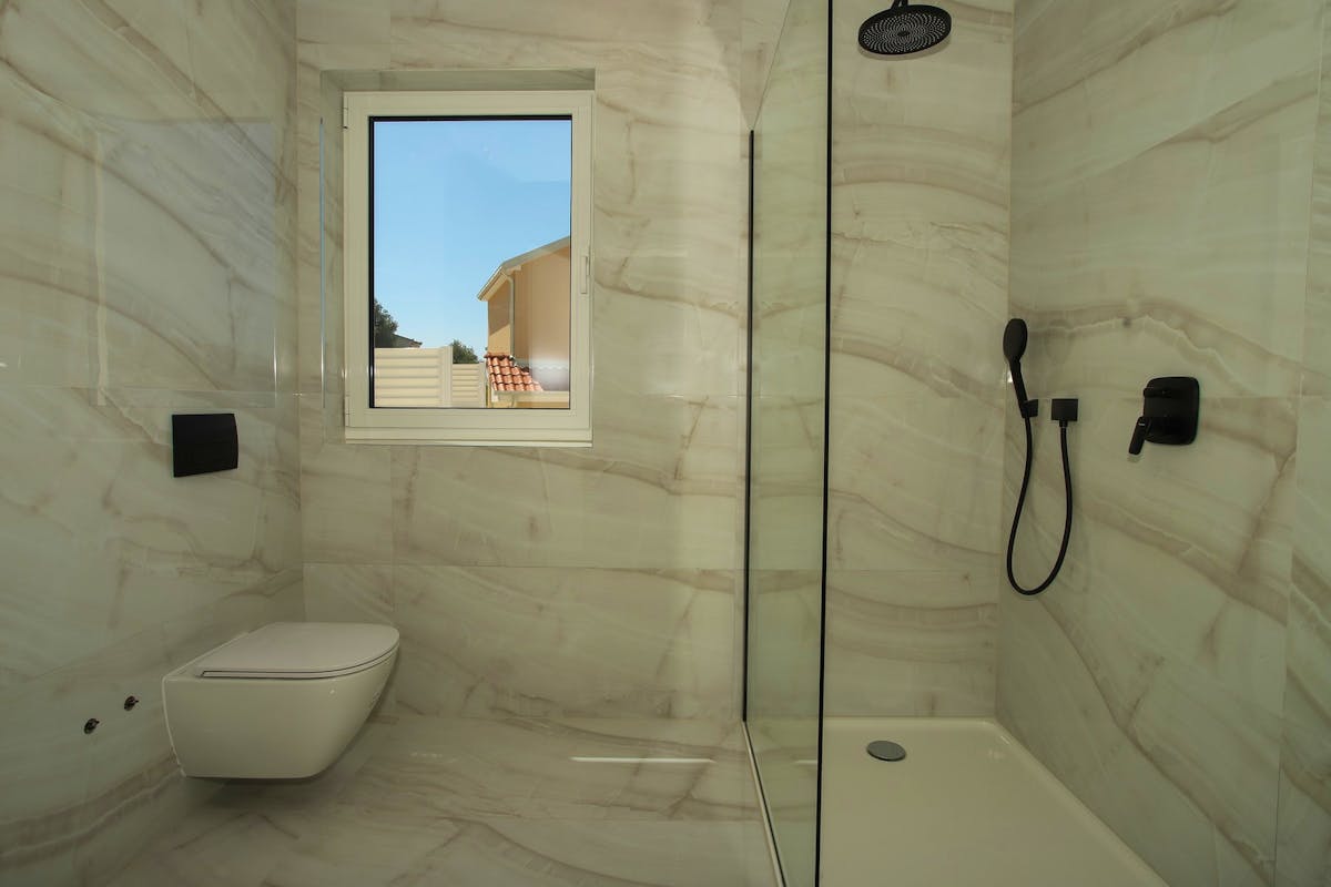Bathroom with walk-in shower
