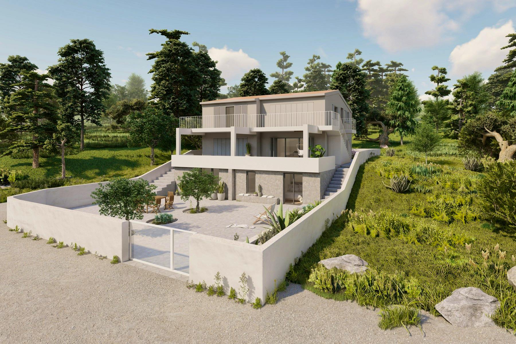 Project of seafront villa on Šolta