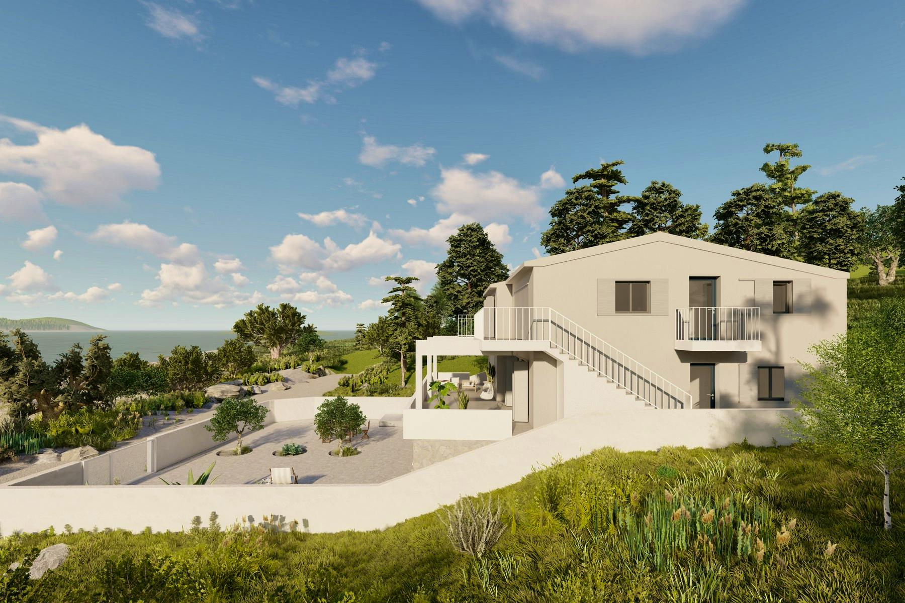 Project of a luxury villa on Šolta