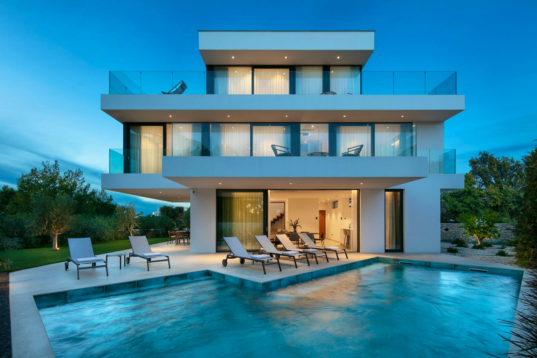 Luxury modern villa near Zadar