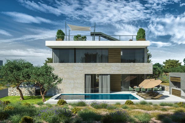 Luxurious modern villa near Zadar