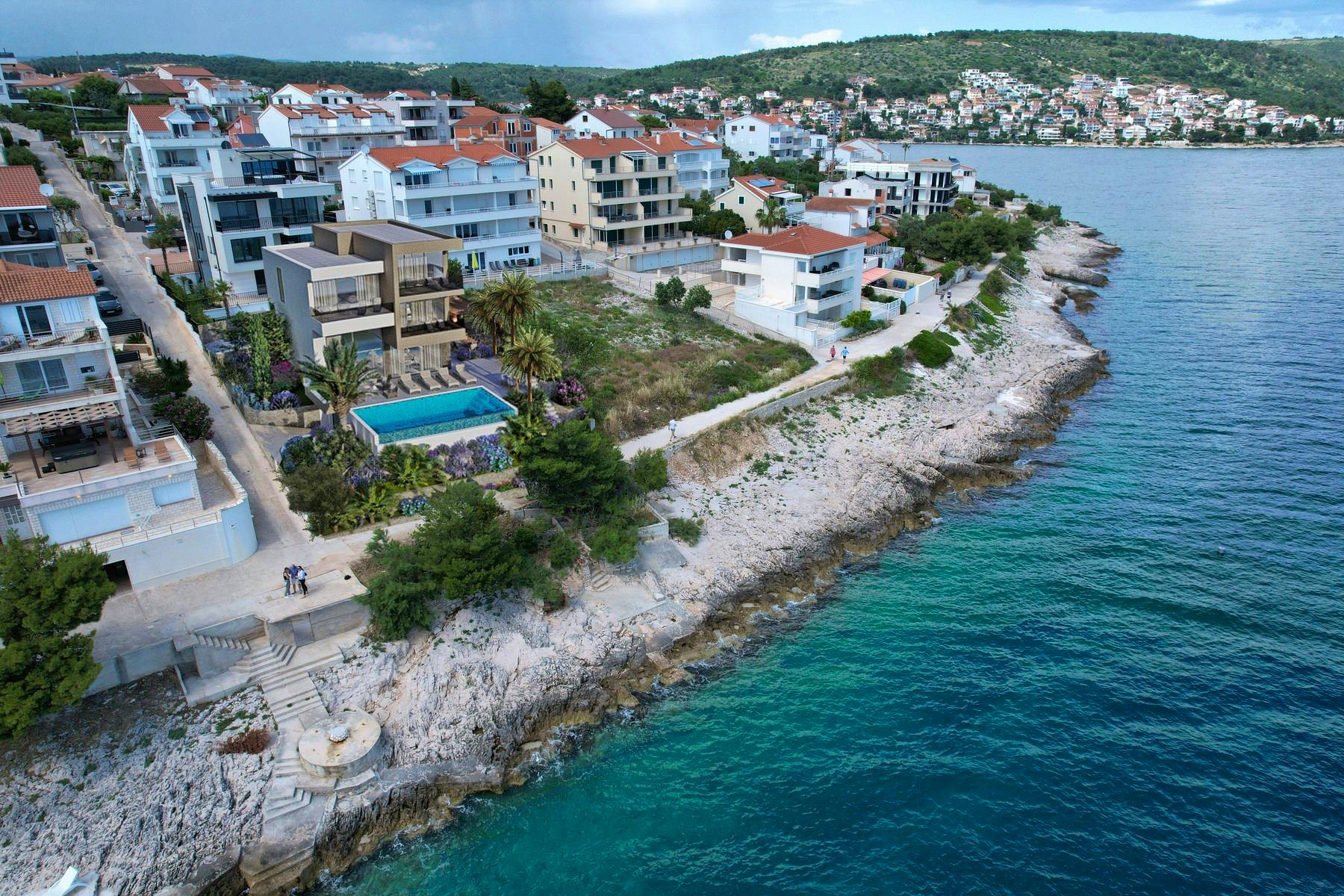 Modern seafront villa for sale