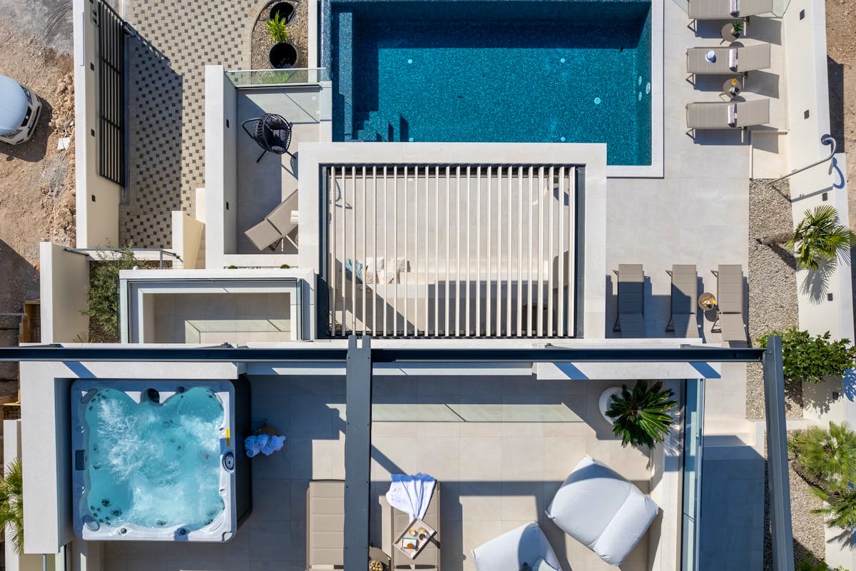 Modern villa with luxury amenities