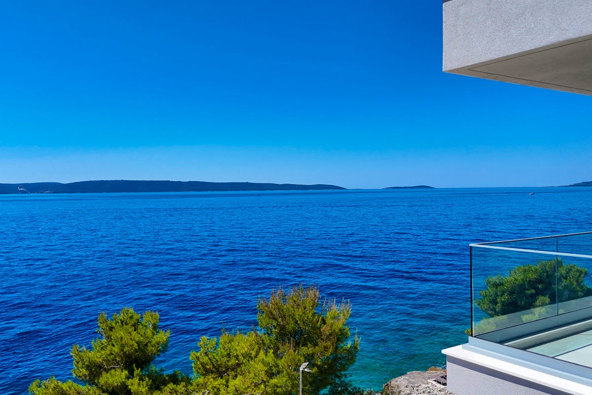 Luxury villa with unique sea view near Trogir for sale