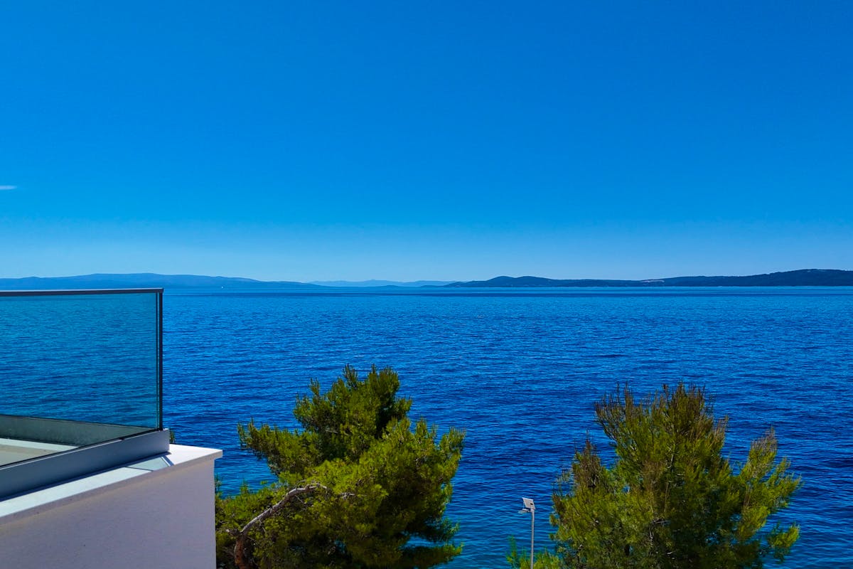 Open sea view from the villa