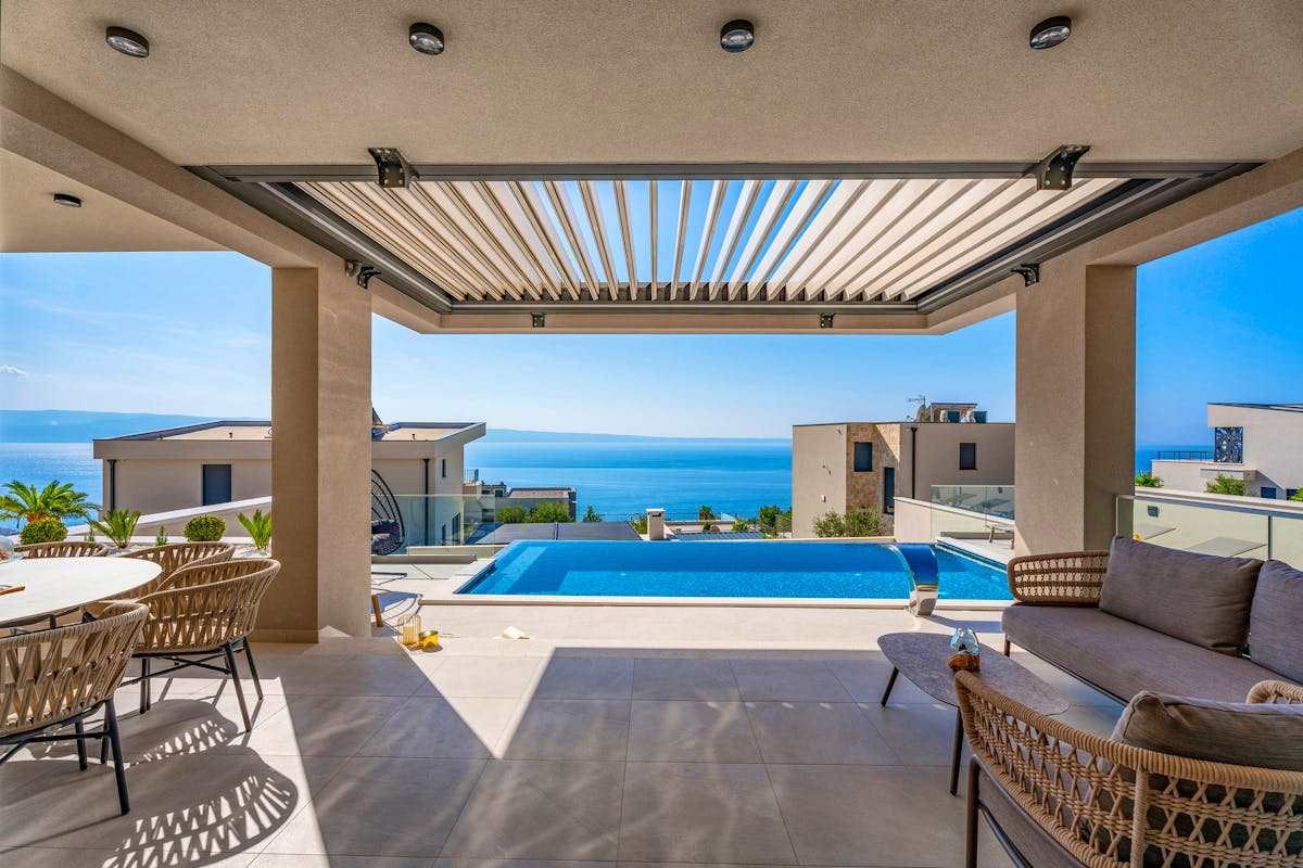 Open sea view from the terrace