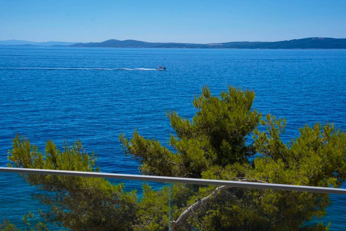 Sea view from the balcony