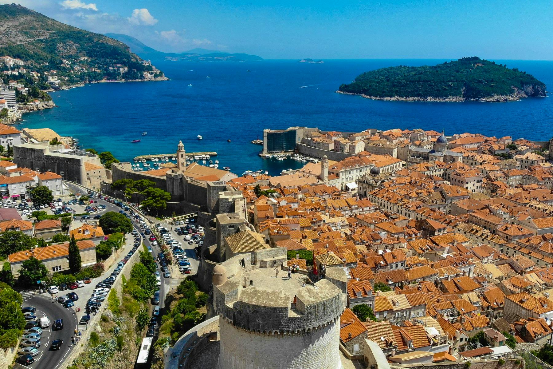 Panoramski pogled na Dubrovnik