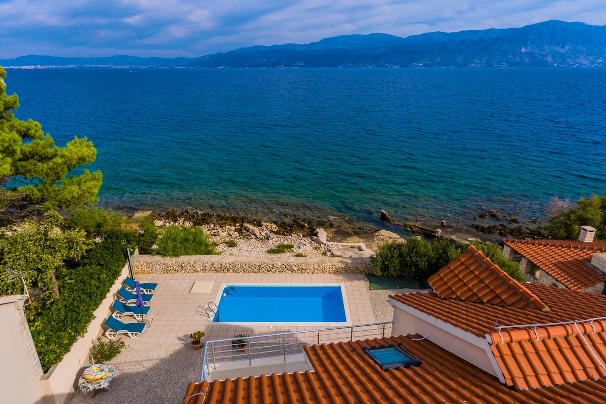 Spectacular open sea view from the villa