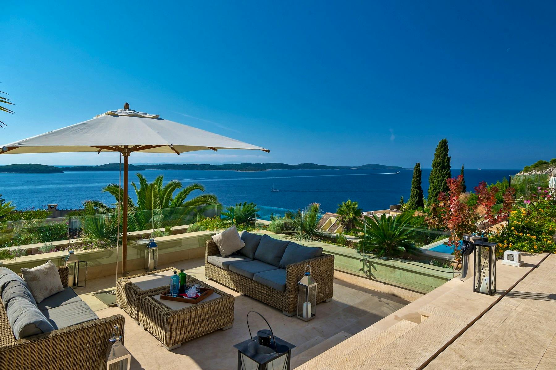 Spectacular sea view from the terrace