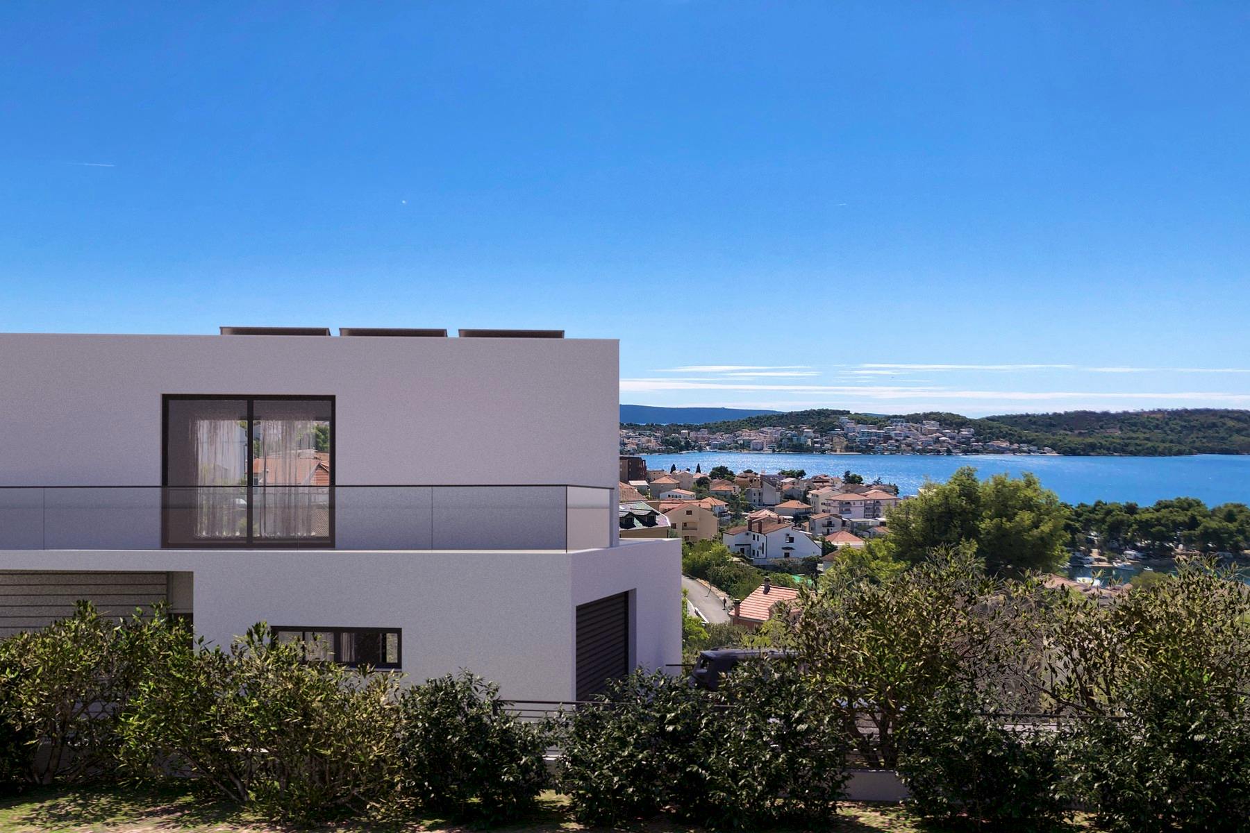 Contemporary villa with sea view on Čiovo for sale