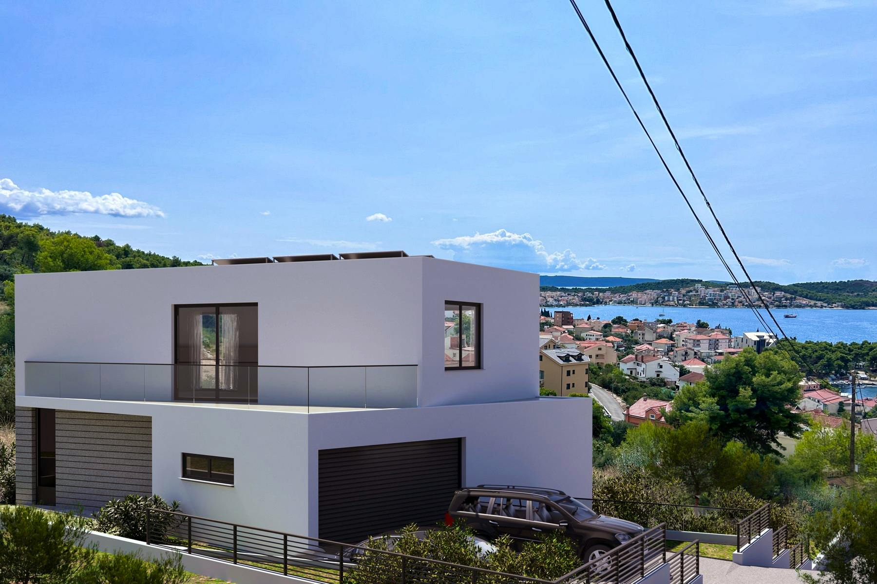 Modern villa open sea view on Čiovo for sale