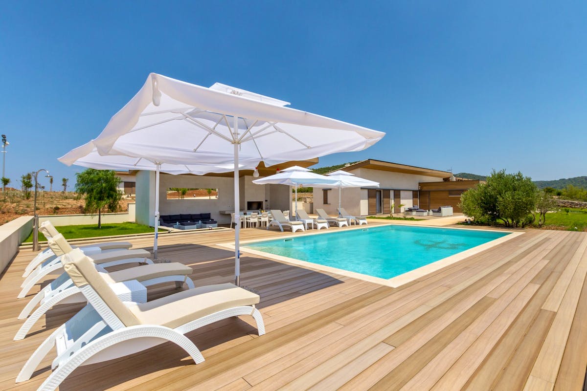 Modern villa with swimming pool on spacious plot for sale