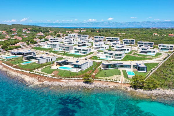 Luxury villas for sale in a resort