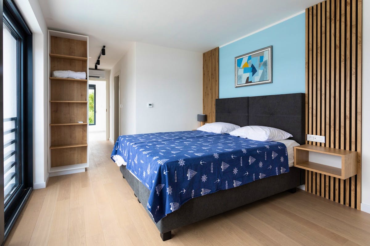 Spacious bedroom with private bathroom