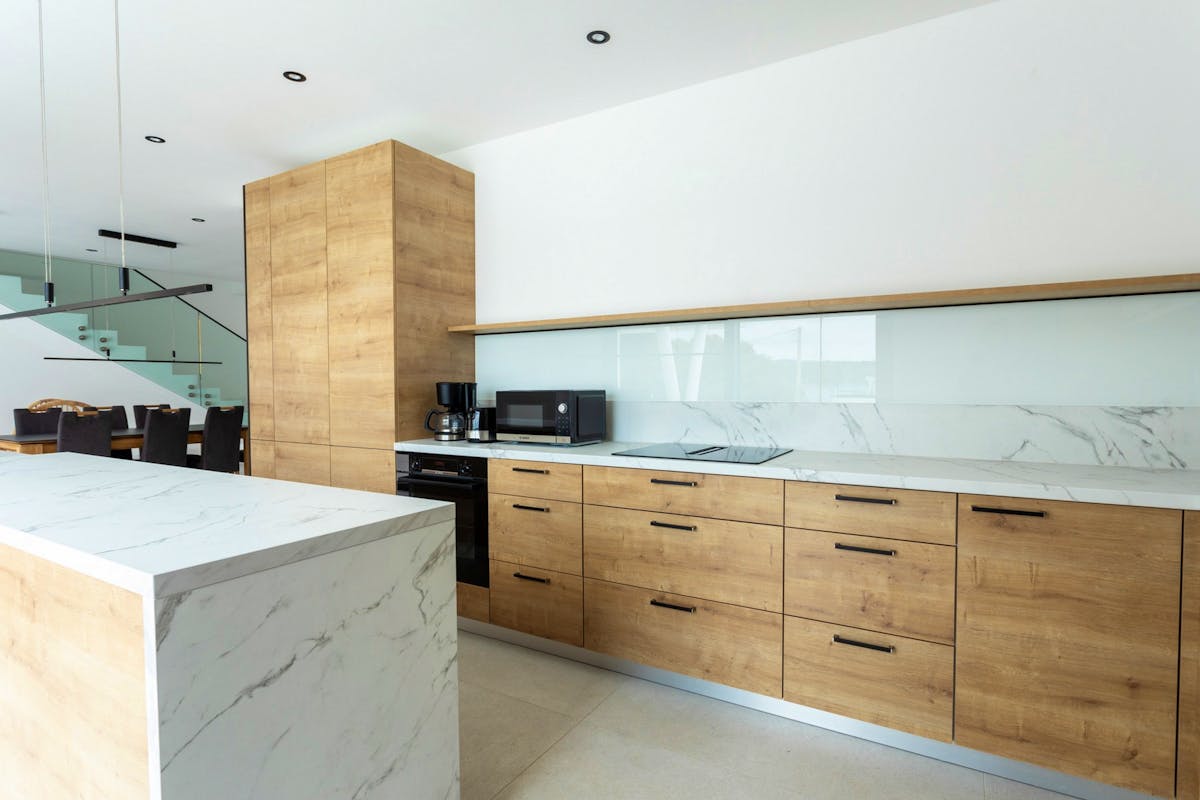 Modern kitchen with an island