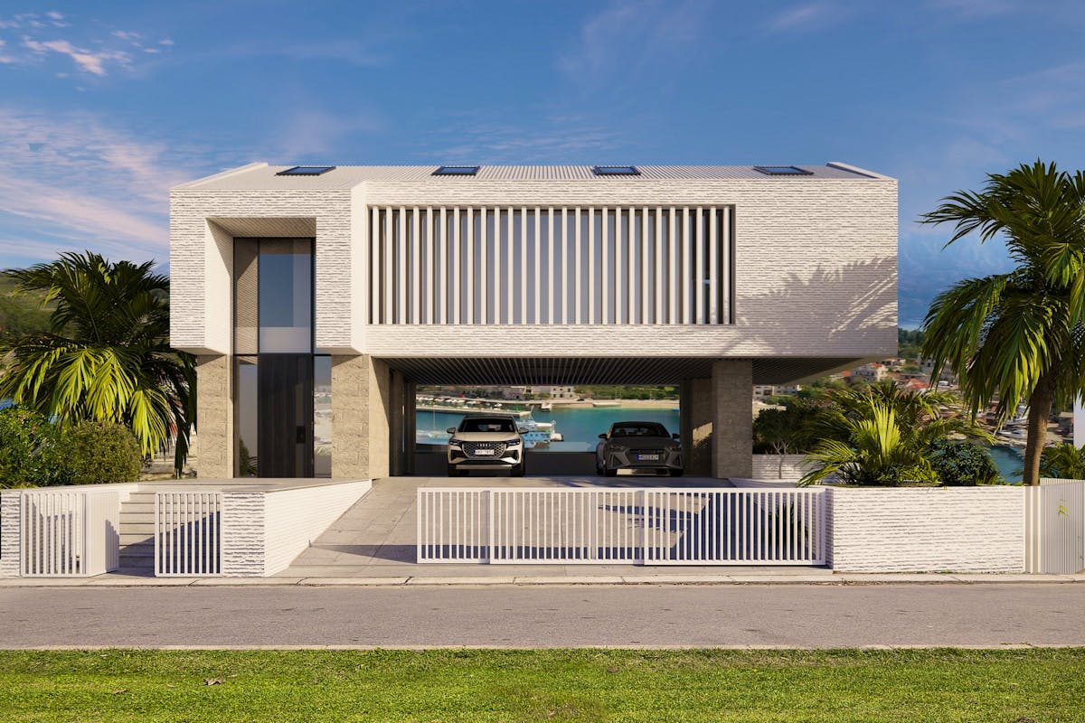 Modern villa with sea view on Brac for sale