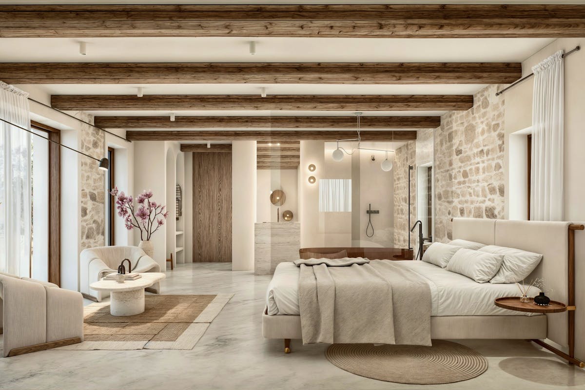 Stylish en suite bedroom