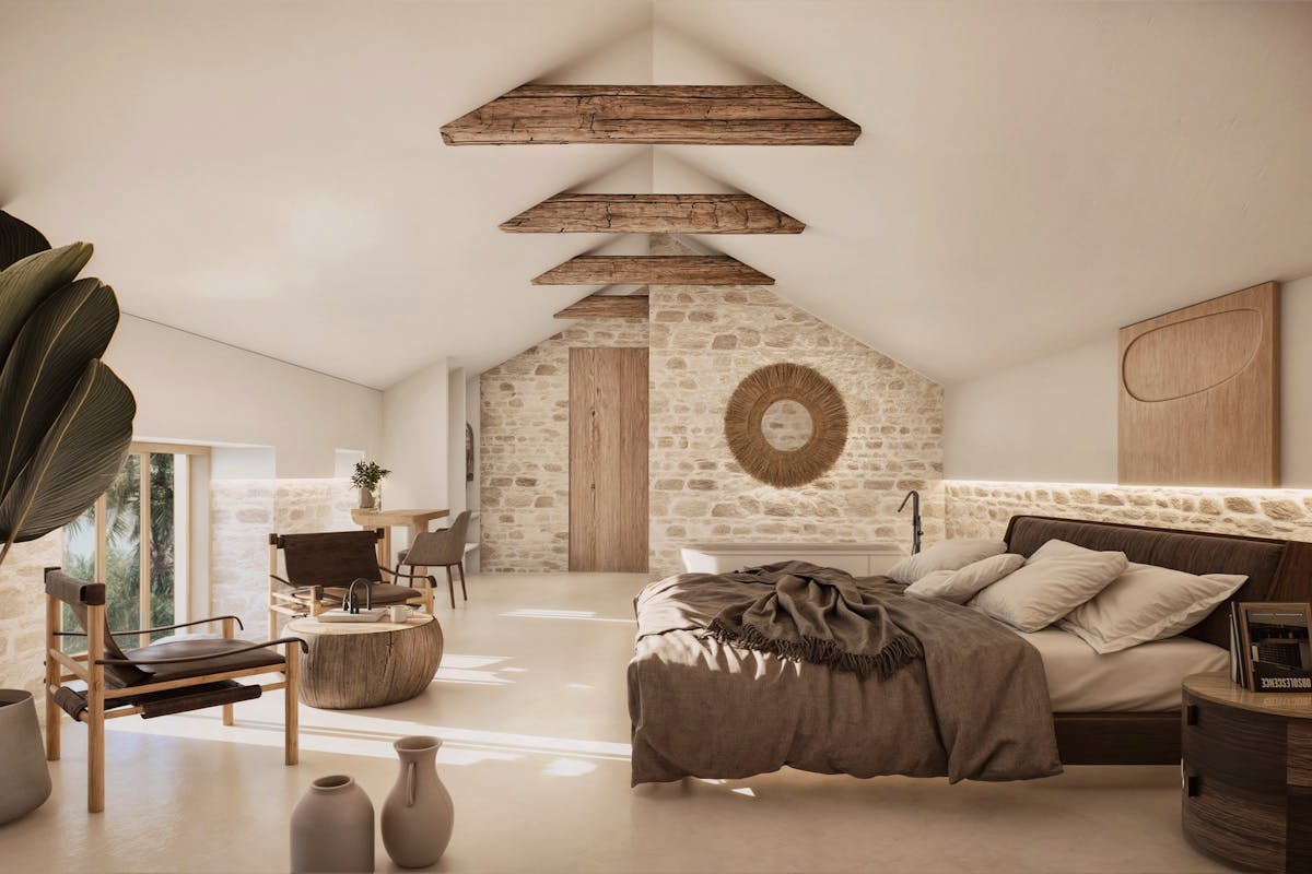 Elegant en-suite bedroom