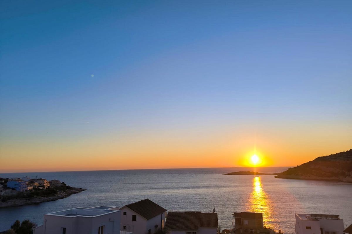 Sunset view from the terrace