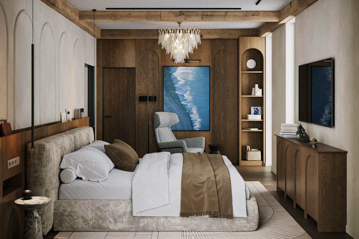 Stylish bedroom