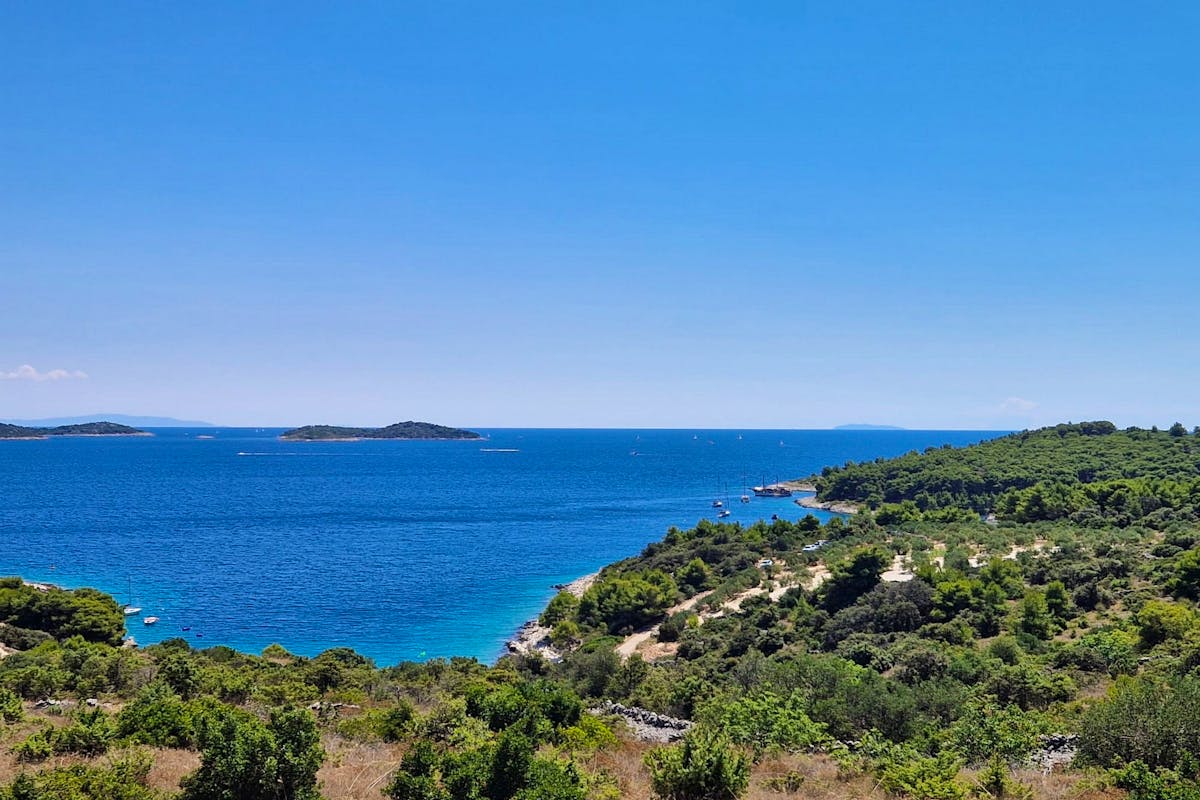 Stunning sea view from the plot