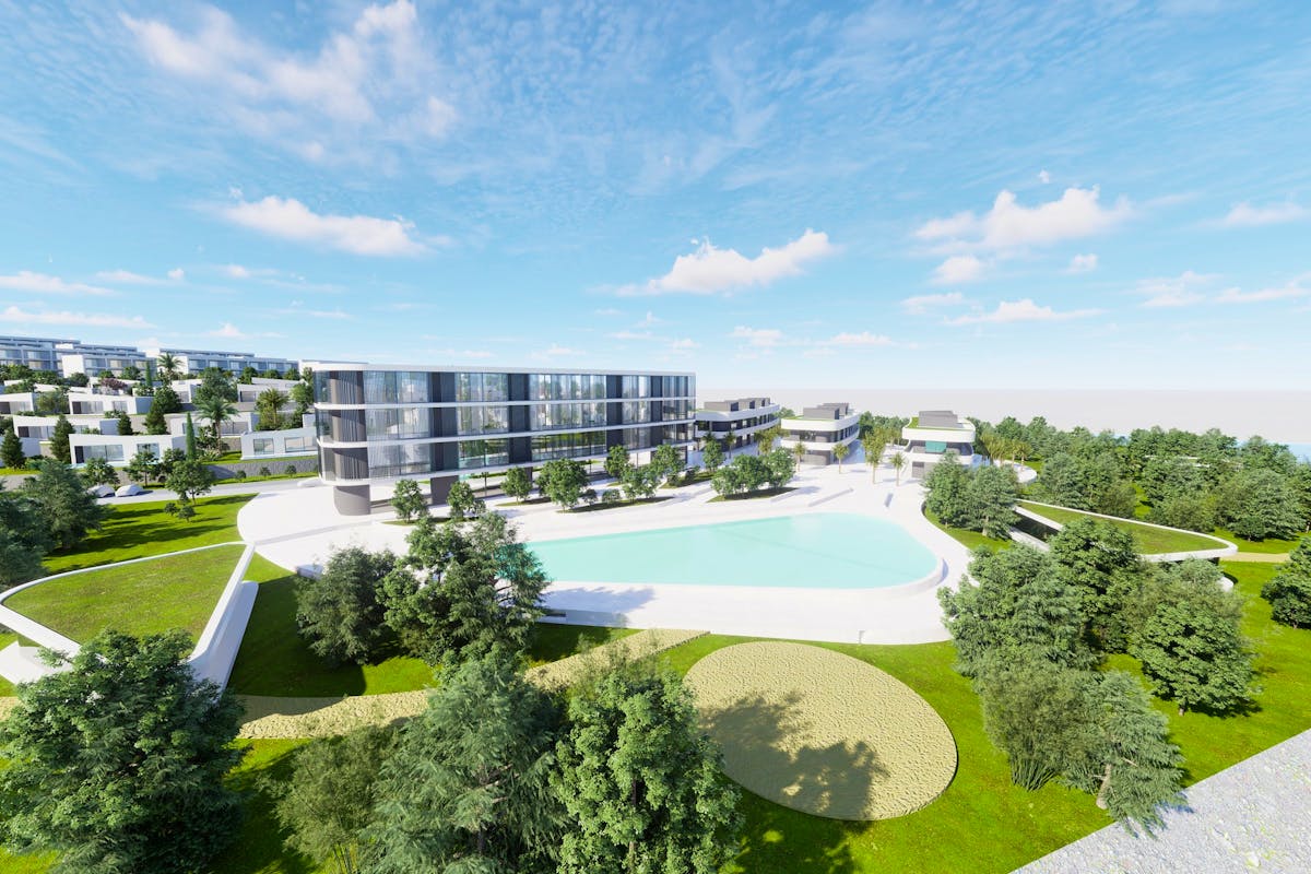 Prodaje se građevinsko zemljište sa projektom luksuznog resorta u Karlobagu