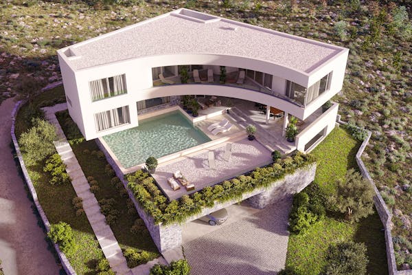 Modern luxury villa with swimming pool in Primošten for sale