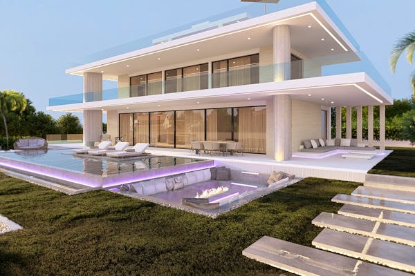 Modern villa with 2 swimming pools near Zadar for sale