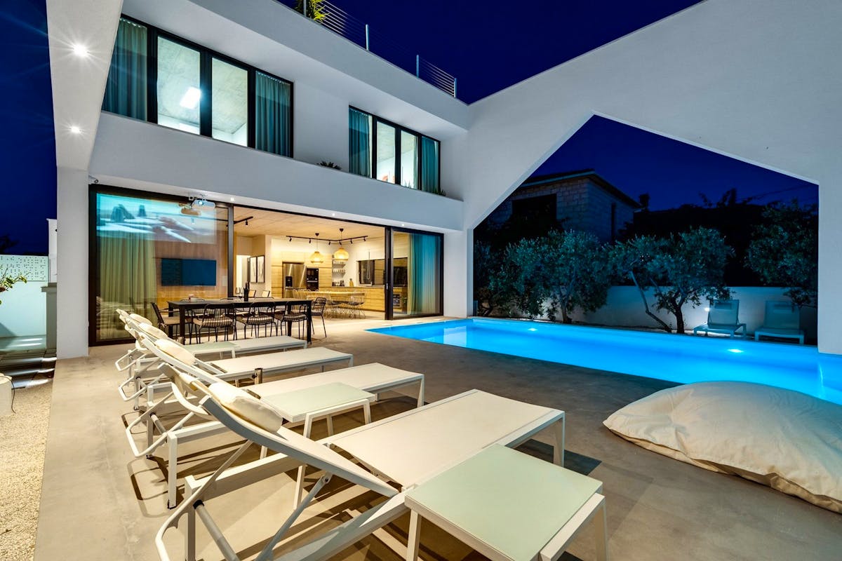 Newly built modern villa with pool on Brač for sale