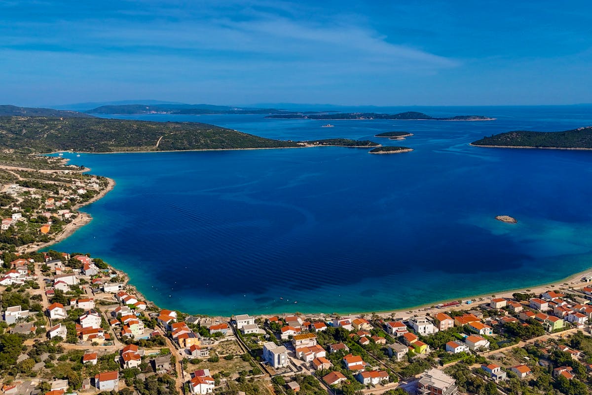 View of the bay near Rogoznica