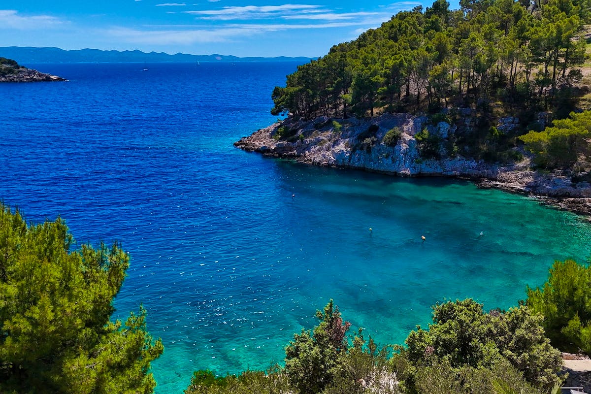 Unique sea view from the villa